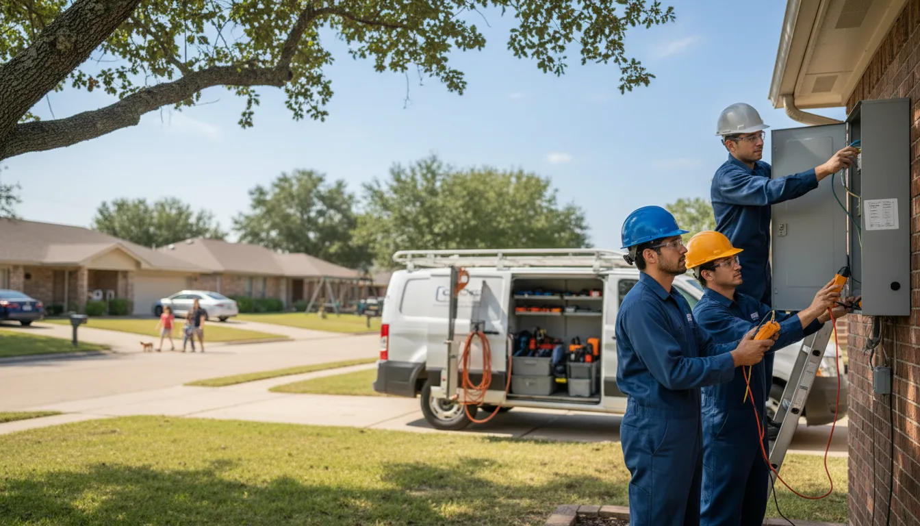Certified electrician providing emergency electrical services in Valier, IL